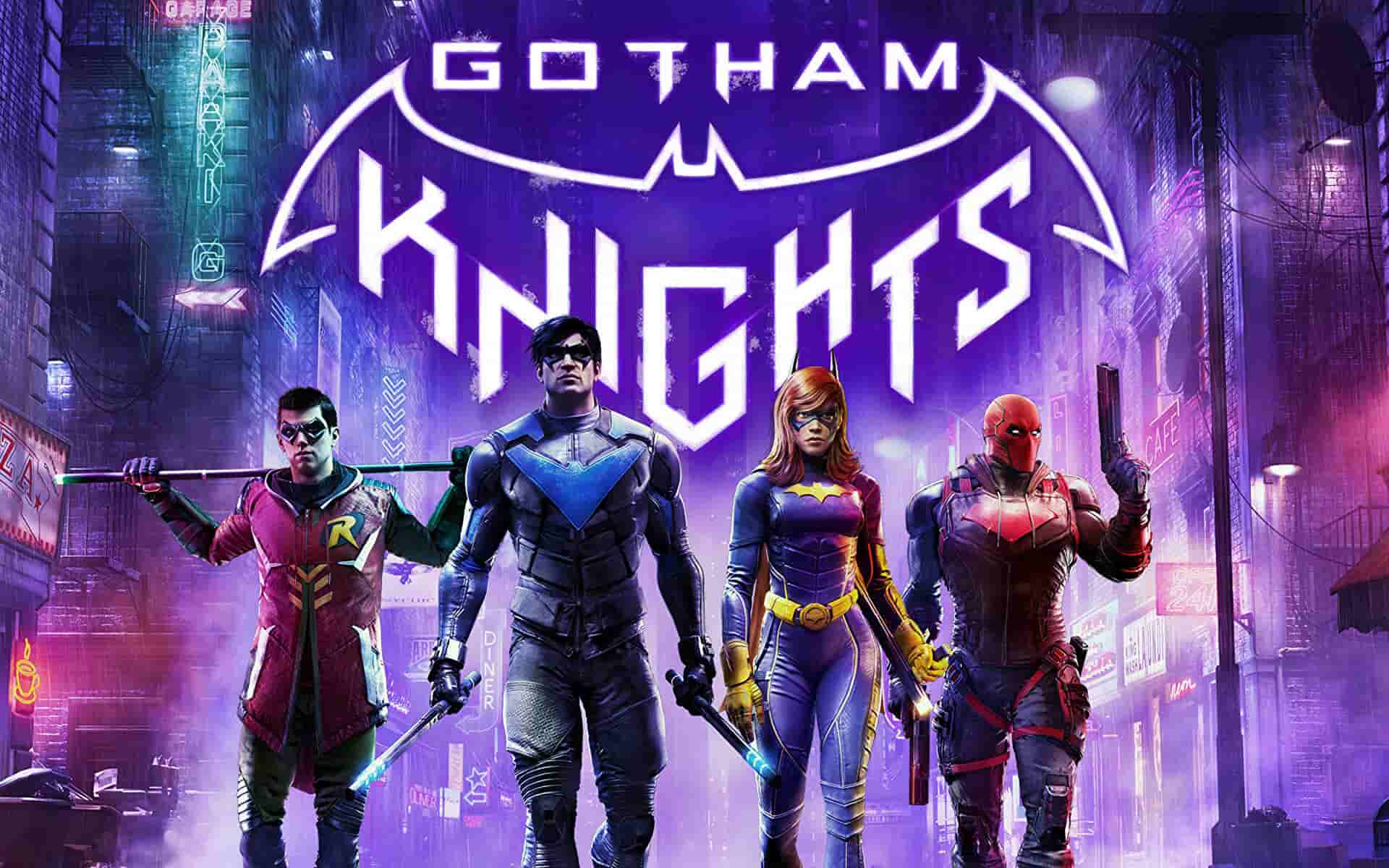 Gotham Knights, Batman, Robin, Batgirl, Red Robin, Nightwing