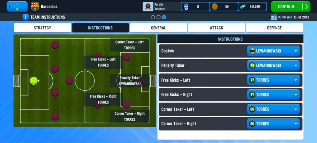soccer manager 2023 instructions