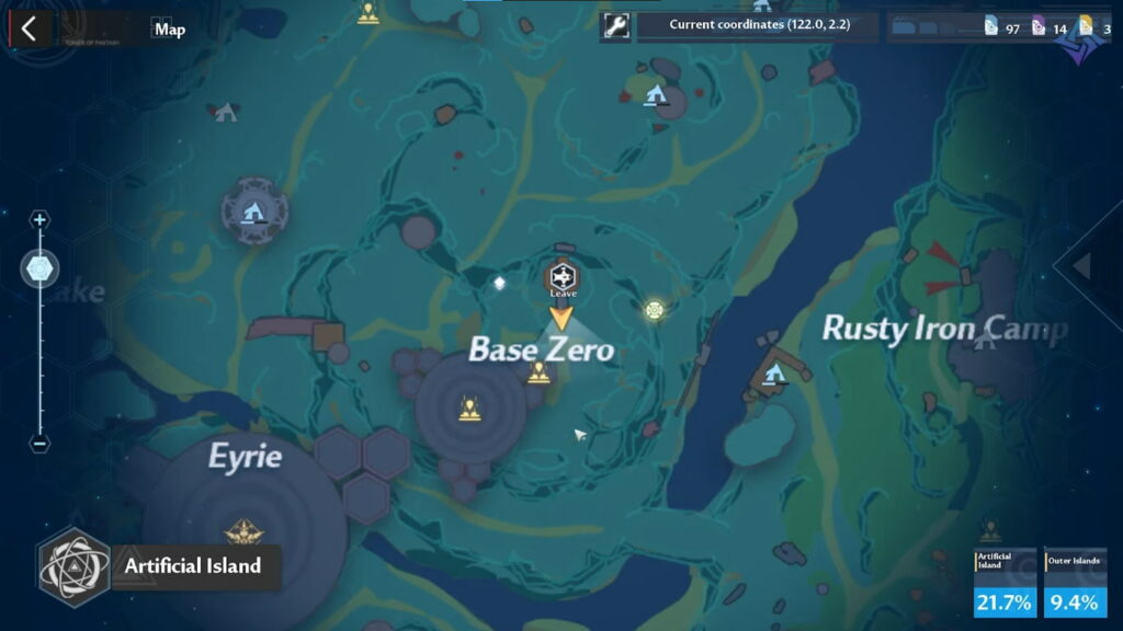 Tower of Fantasy Developer log locations