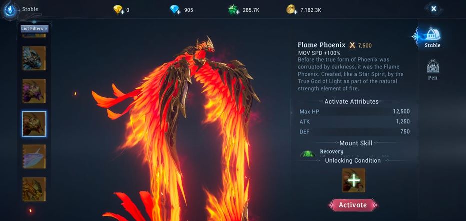 flame phoenix mu origin 3