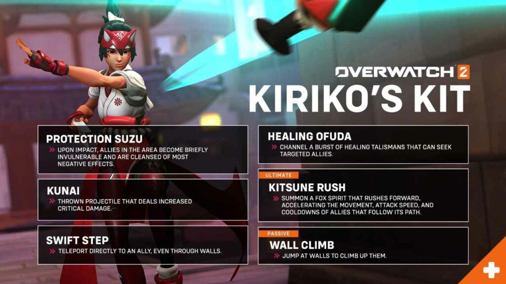 Overwatch 2: Kiriko Guide for All Abilities and Playstyle, Kiriko character guide