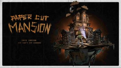 paper cut mansion cover