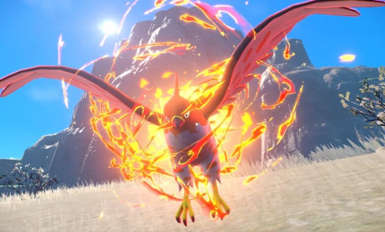 pokemon scarlet and violet flying type