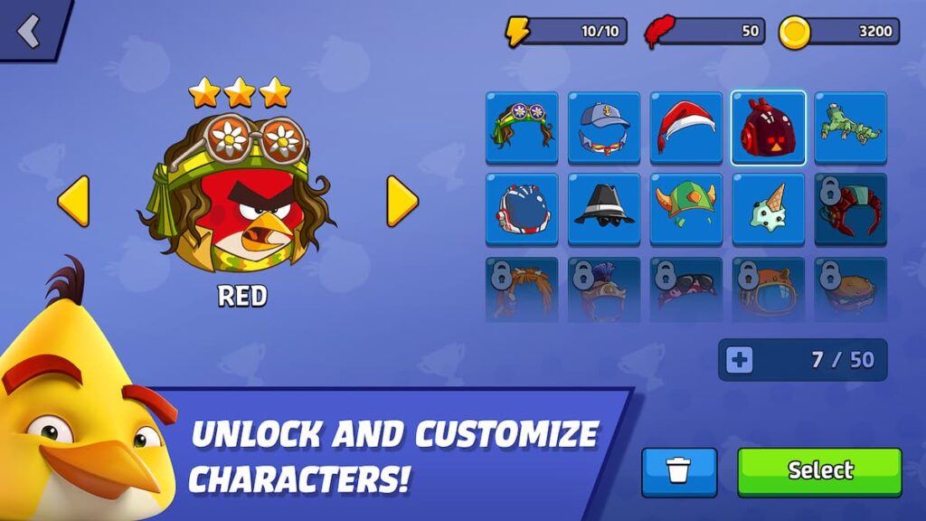 angry birds character customization