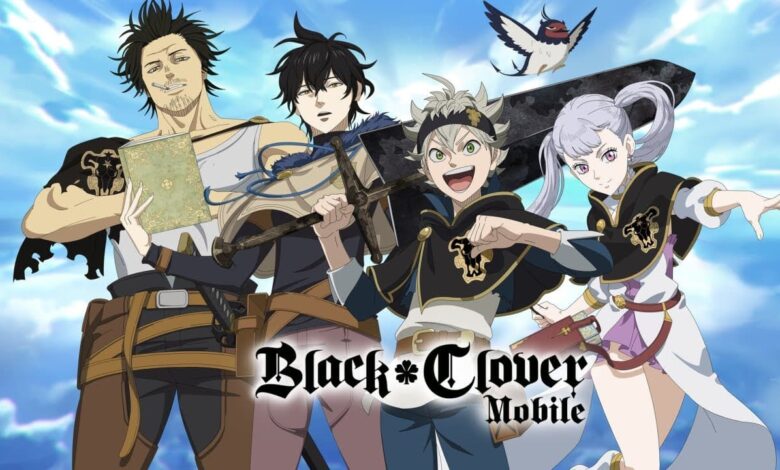 black clover mobile cover