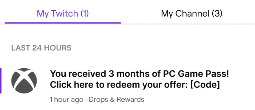 Free PC game pass with twitch