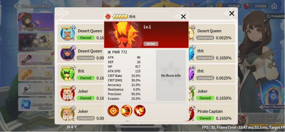 ifrit summoners war chronicles
