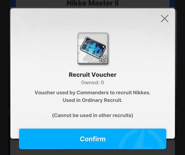 nikke recruit voucher,nikke currencies guide, Nikke
