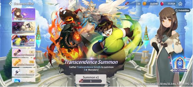 summoners war chronicles transcendence scroll