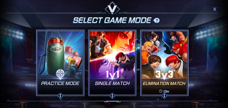 the king of fighters arena game mode