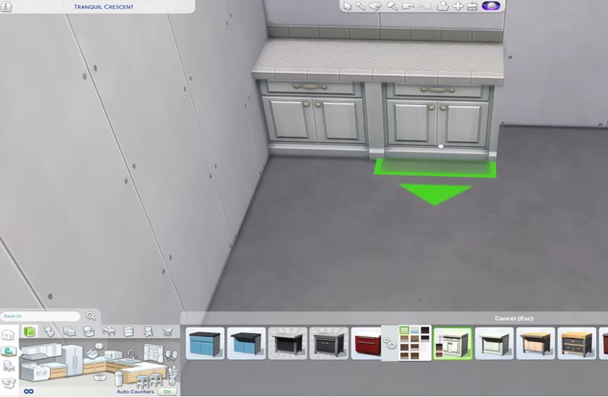 the sims 4 custom cabinetry