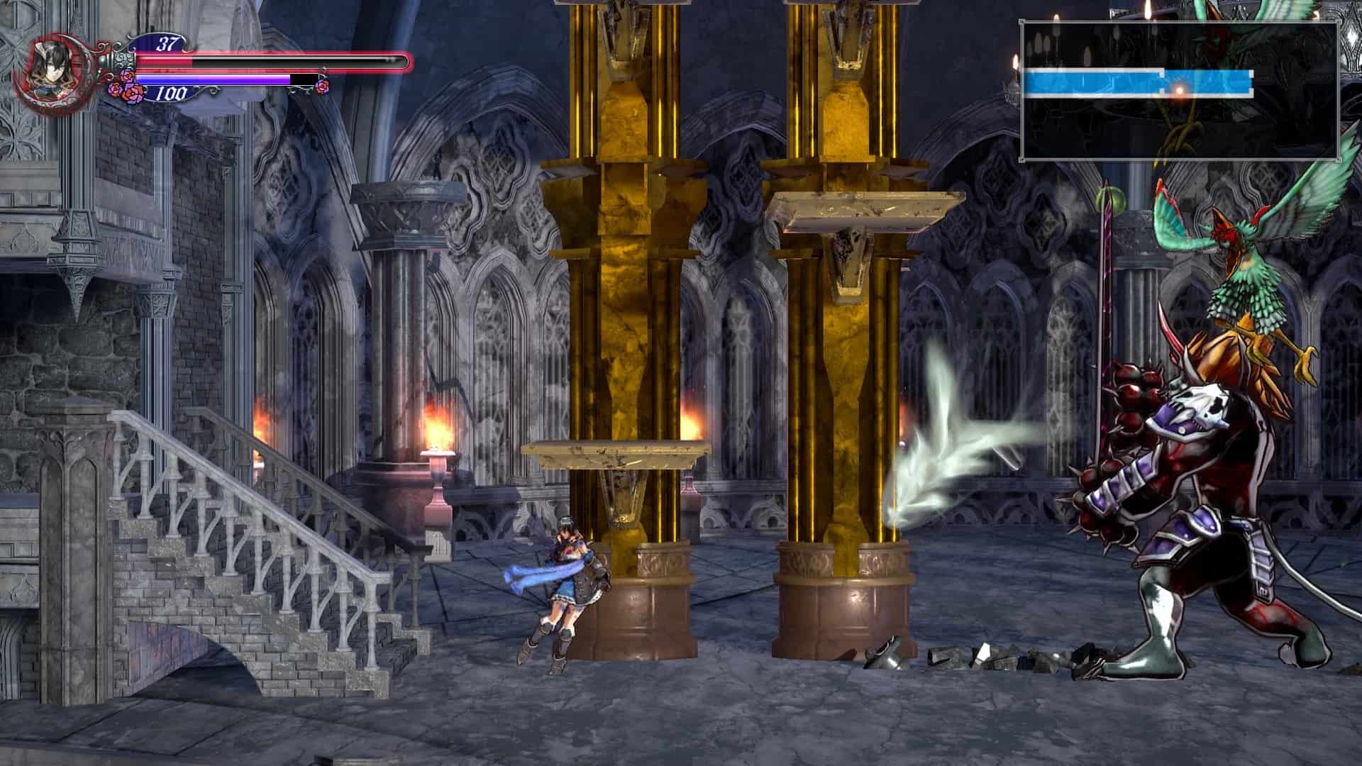 bloodstained ritual of the night gameplay